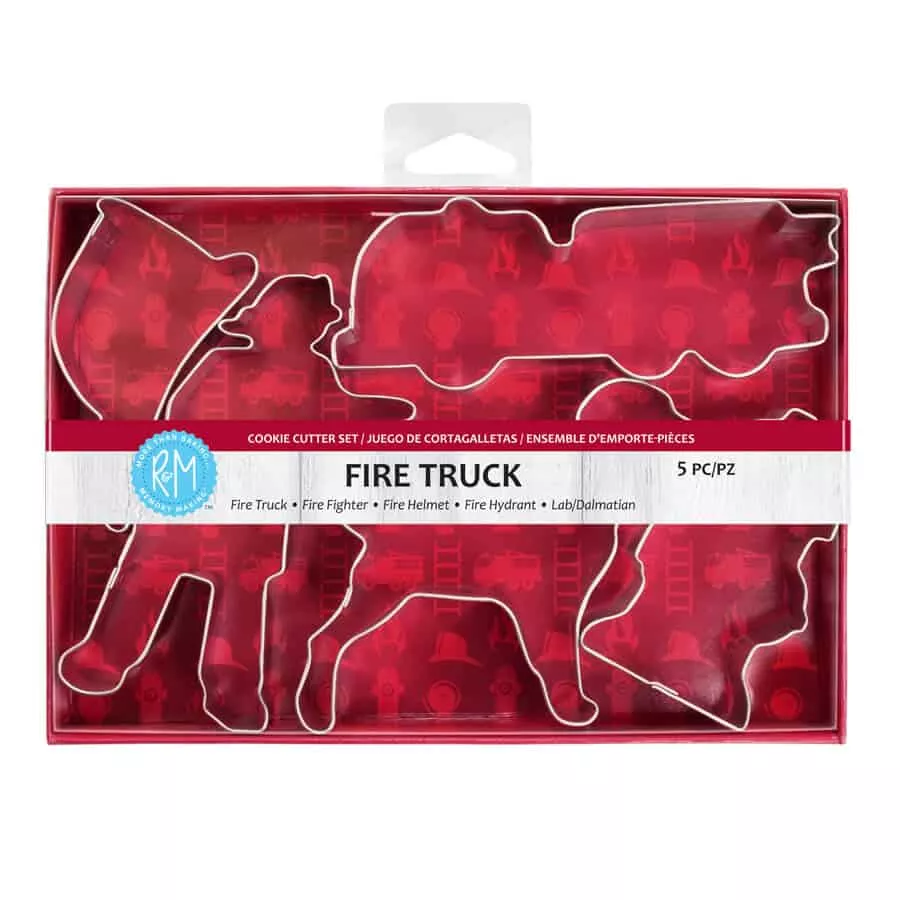 fire-truck-5-pc-cookie-cutter-set Fire Truck 5 Pc Cookie Cutter Set