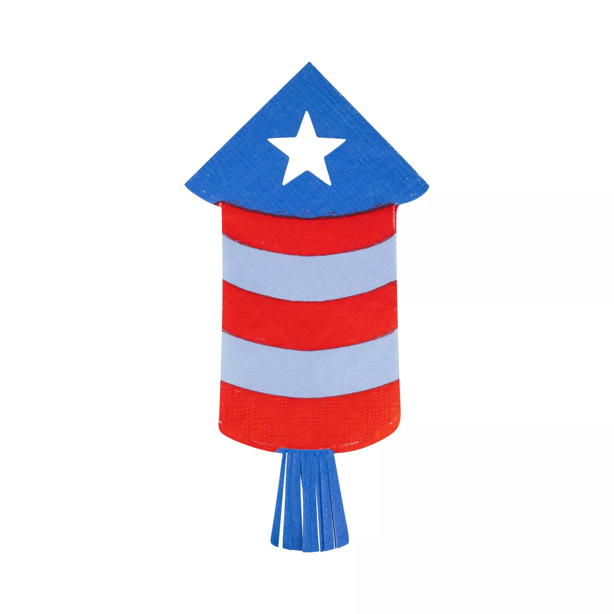 firecracker-shaped-paper-napkin Firecracker Shaped Paper Napkin