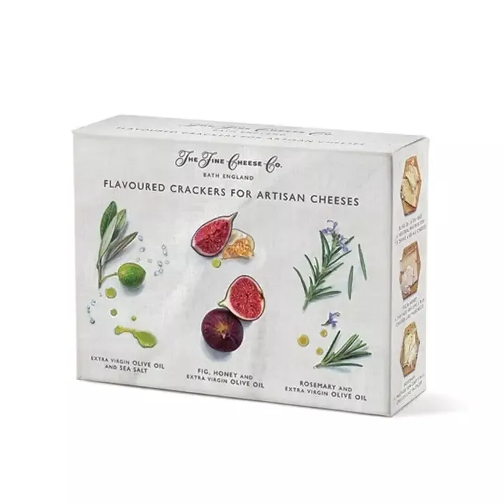 flavoured-crackers-artisan-cheeses Flavoured Crackers for Artisan Cheeses