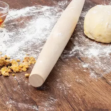 fox-run-rubber-wood-tapered-rolling-pin-20 Fox Run Rubber Wood Tapered Rolling Pin, 20"