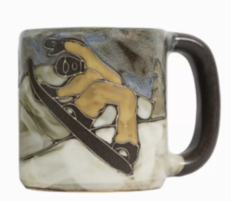 galleyware-mara-stoneware-snowboarders-mug Galleyware Mara Stoneware Snowboarders Mug