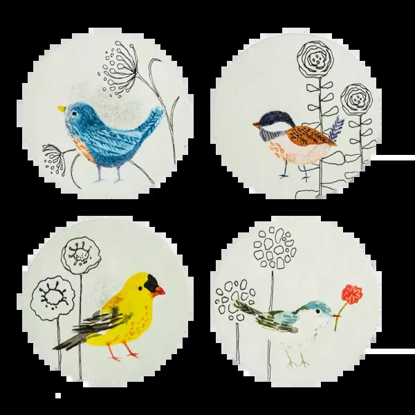 garden-bird-coaster-set-4-pc-set Garden Bird Coaster Set (4 pc. set)