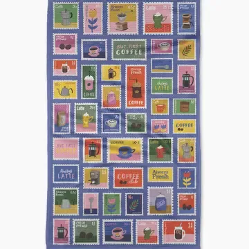 Geometry Brewed By Mail Tea Towel