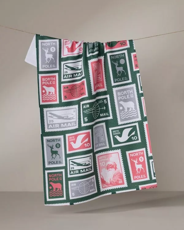 geometry-polar-post-tea-towel Geometry Polar Post Tea Towel