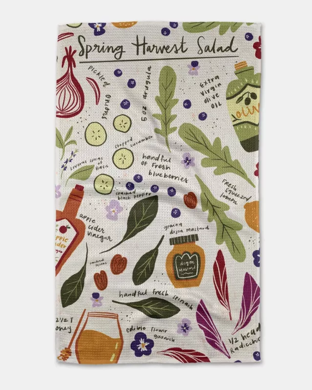 geometry-spring-harvest-salad-tea-towel Geometry Spring Harvest Salad Tea Towel