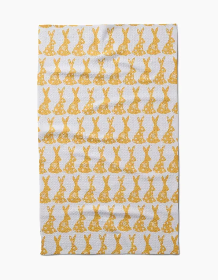 geometry-tea-towel-floral-spring-bunny Geometry Tea Towel Floral Spring Bunny