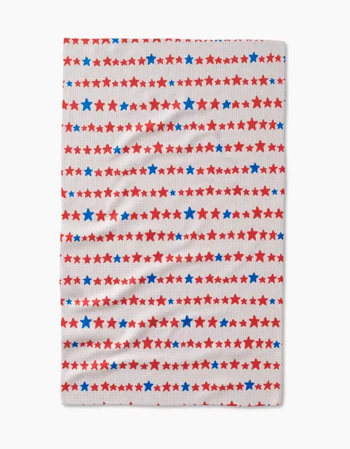 geometry-tea-towel-starry-stripes Geometry Tea Towel Starry Stripes