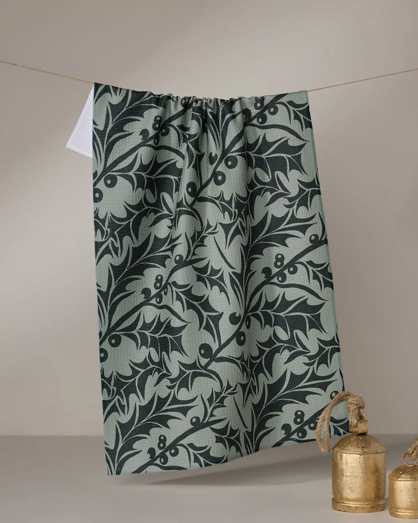geometry-winter-foliage-tea-towel Geometry Winter Foliage Tea Towel