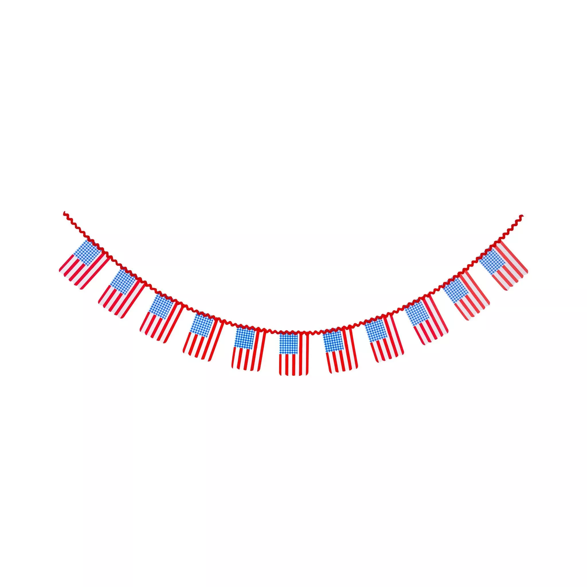 gingham-flag-banner Gingham Flag Banner