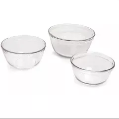 glass-mixing-bowl-set-3-piece Glass Mixing Bowl Set - 3 Piece