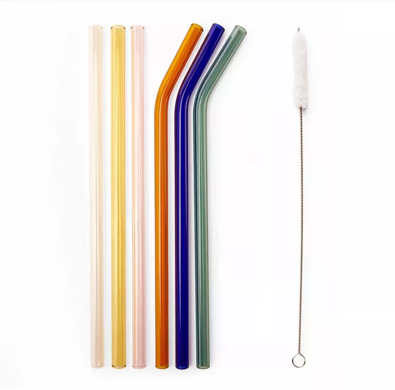 glass-straws-colors Glass Straws, Colors