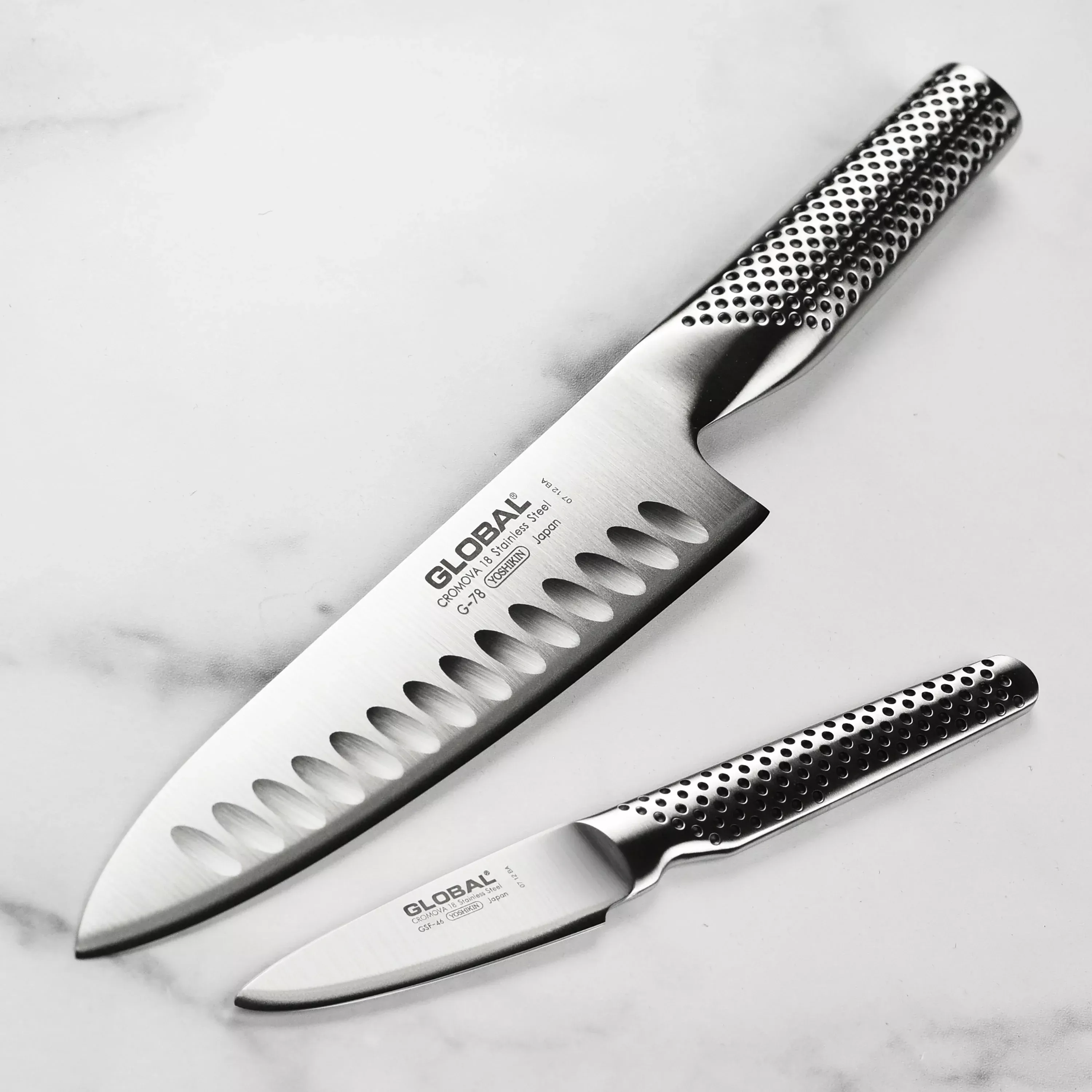 global-chef-s-knife-set-2-piece-hollow-edge Global Chef's Knife Set - 2 Piece Hollow Edge