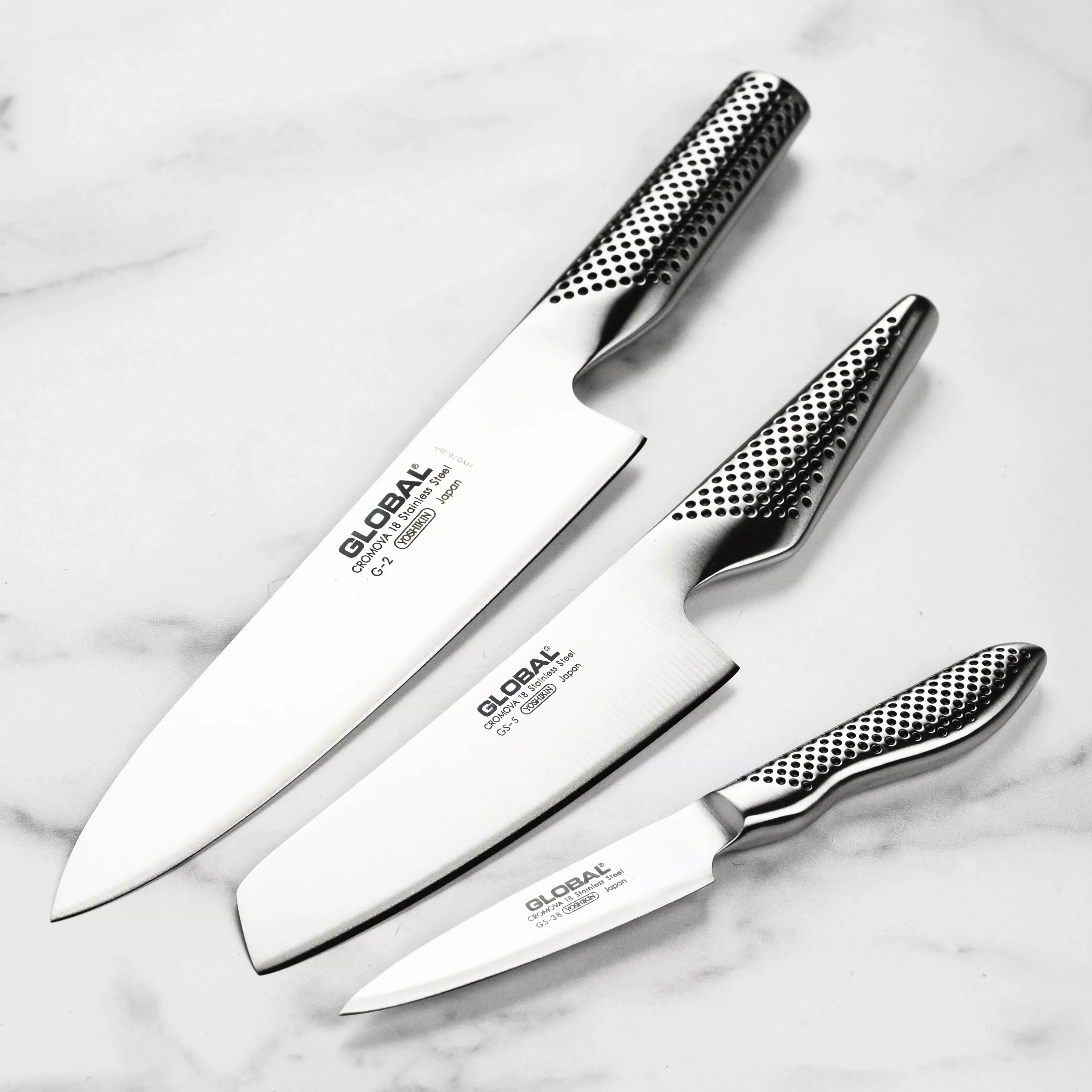 global-knife-set-3-piece-with-paring-prep-chef-s-knives Global Knife Set - 3 Piece with Paring, Prep & Chef's Knives
