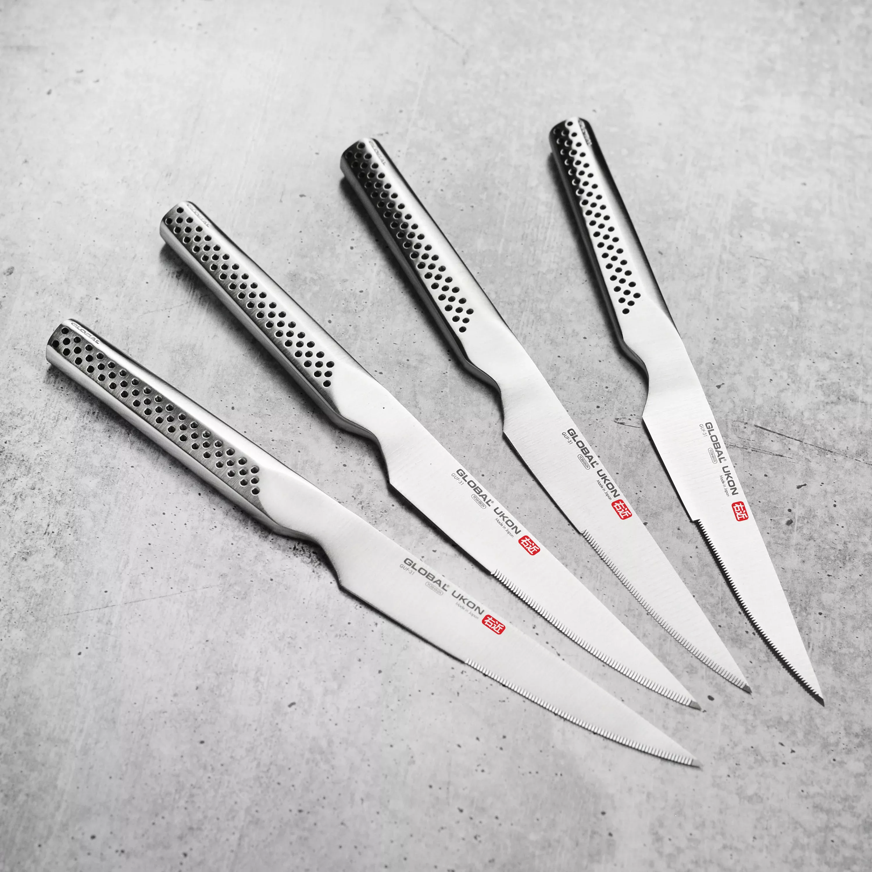 global-ukon-steak-knife-set-4-piece Global Ukon Steak Knife Set - 4 Piece