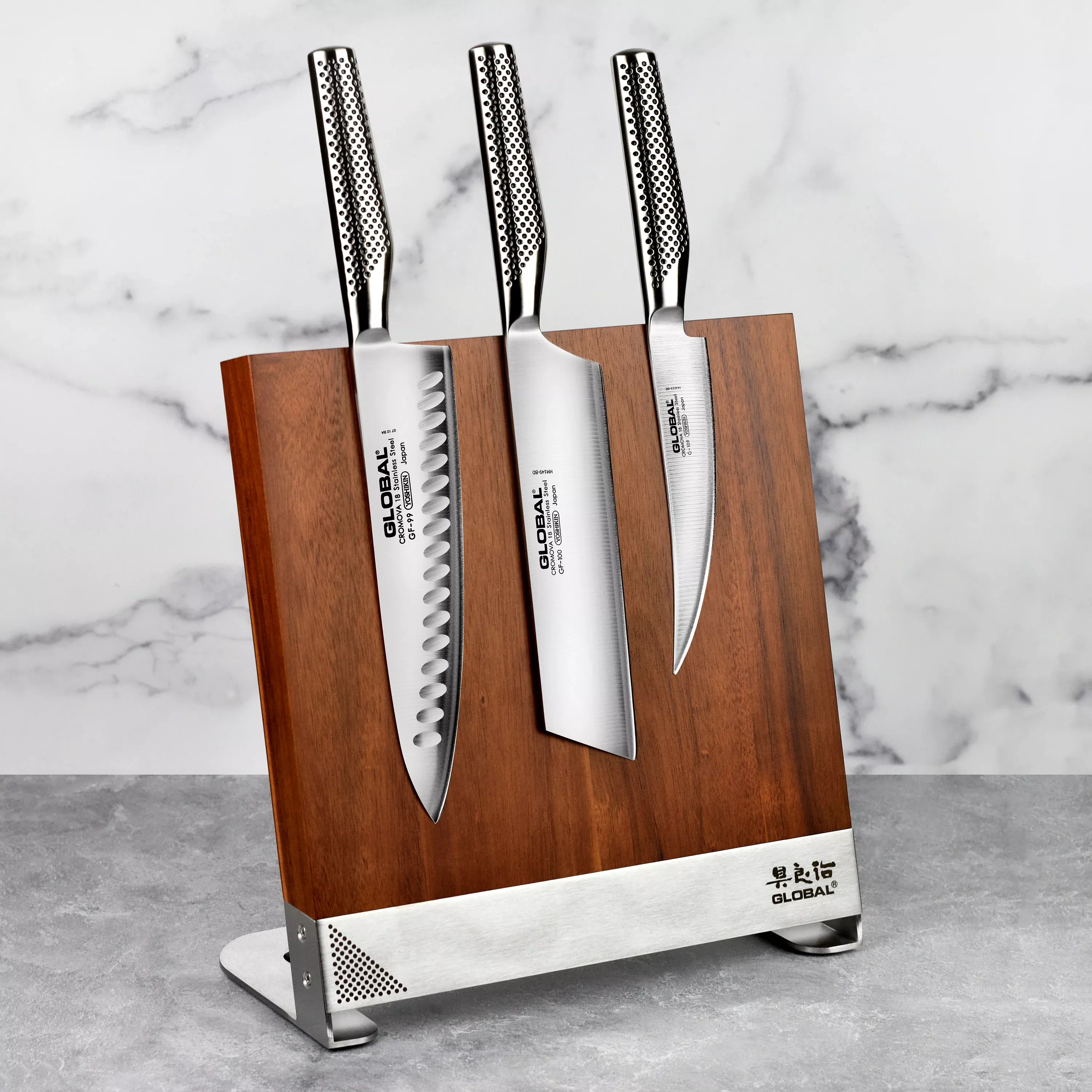 global-x-heavy-metal-knife-set-4-piece Global X Heavy Metal Knife Set - 4 Piece