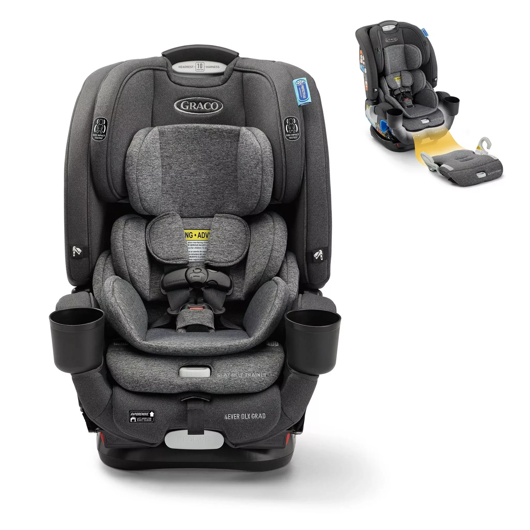 graco-4ever-dlx-grad-5-in-1-slim-car-seat-harrison-rebel Graco 4Ever DLX Grad 5-in-1 Slim Car Seat - Harrison – REBEL