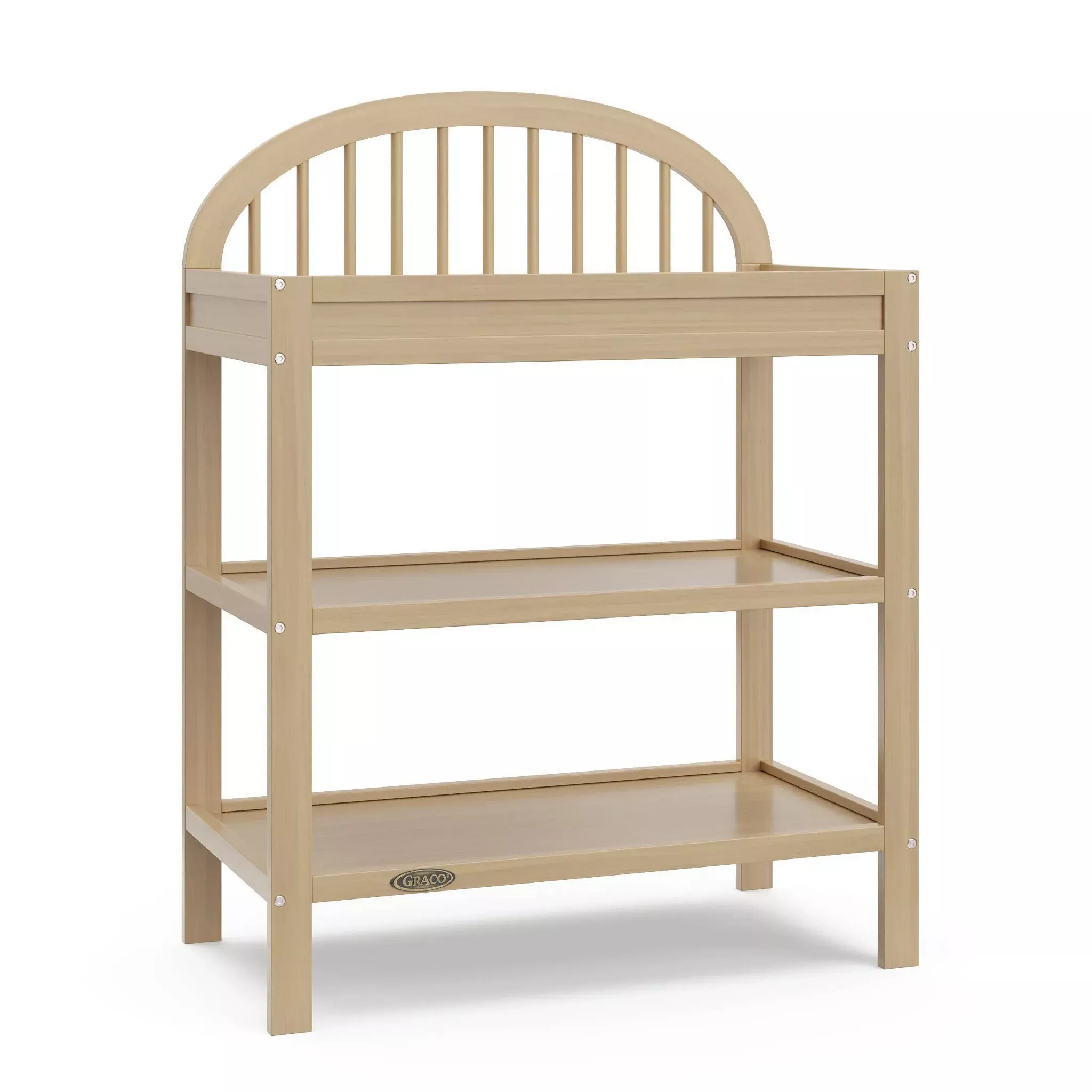graco-olivia-changing-table-with-water-resistant-changing-pad-driftwood-rebel Graco Olivia Changing Table with Water-Resistant Changing Pad - Driftwood – REBEL