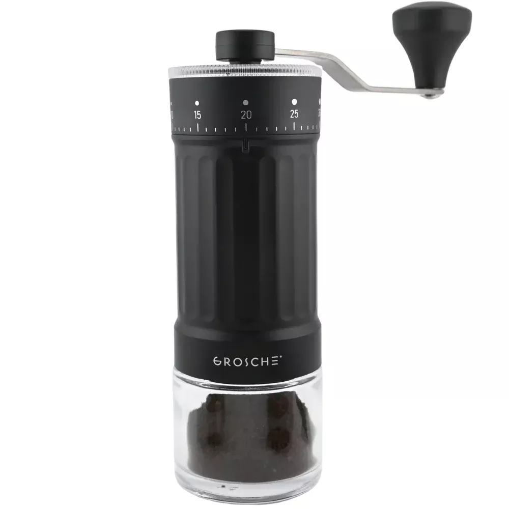 grosche-tokio-manual-coffee-grinder-black Grosche TOKIO Manual Coffee Grinder - Black