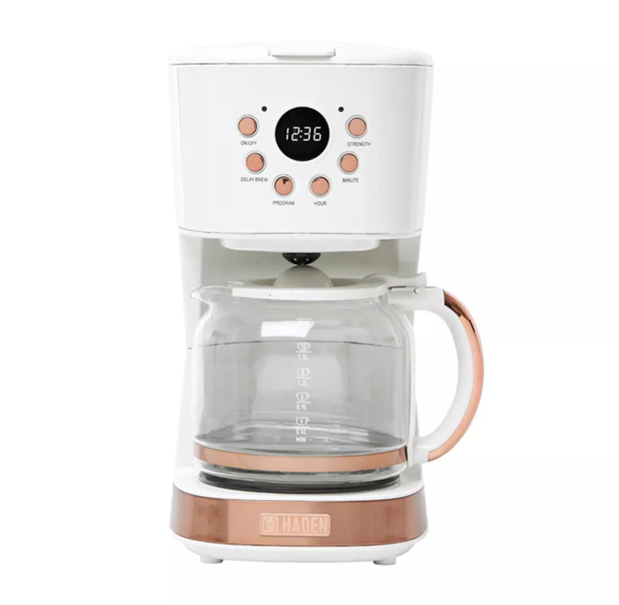 haden-coffee-machine-12-cup-ivory-copper-rebel Haden Coffee Machine, 12 Cup - Ivory & Copper – REBEL