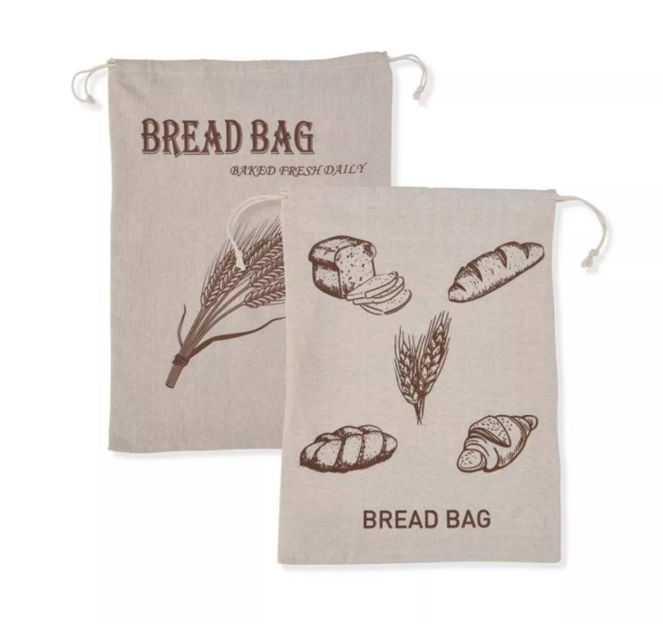 harold-import-co-lined-bread-saver-bag-s-2 Harold Import Co. LINED BREAD SAVER BAG S/2