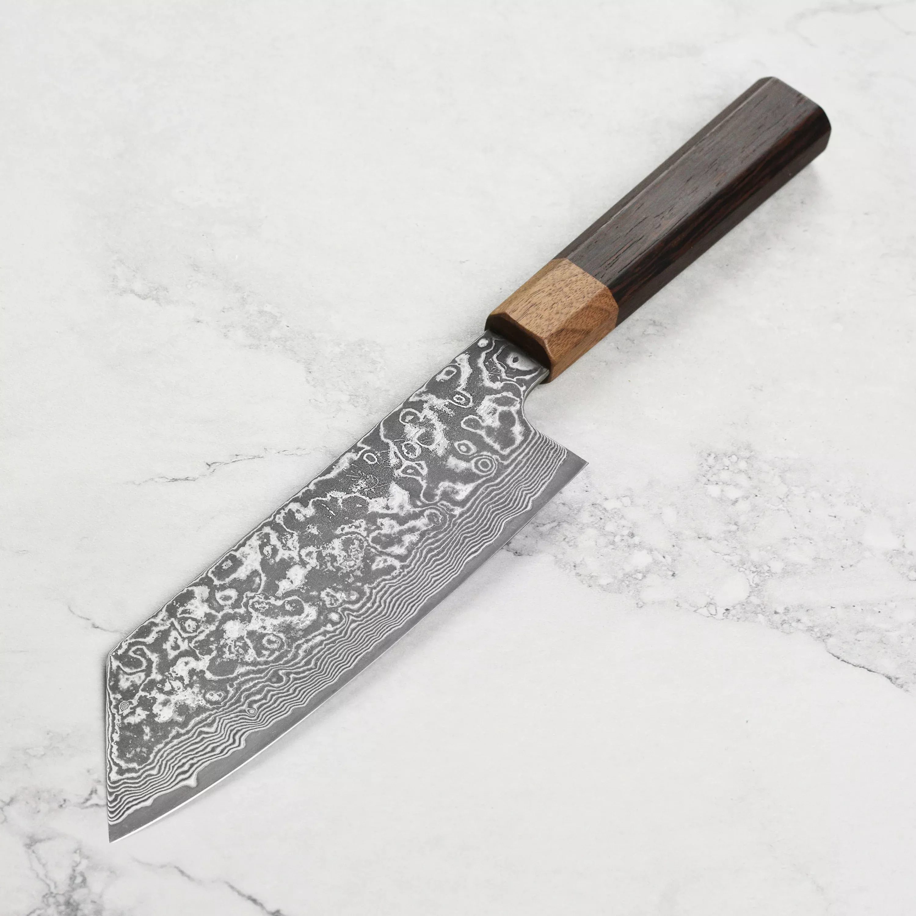 hatono-sg2-kurozome-damascus-7-bunka-japanese-knife Hatono SG2 Kurozome Damascus 7" Bunka Japanese Knife