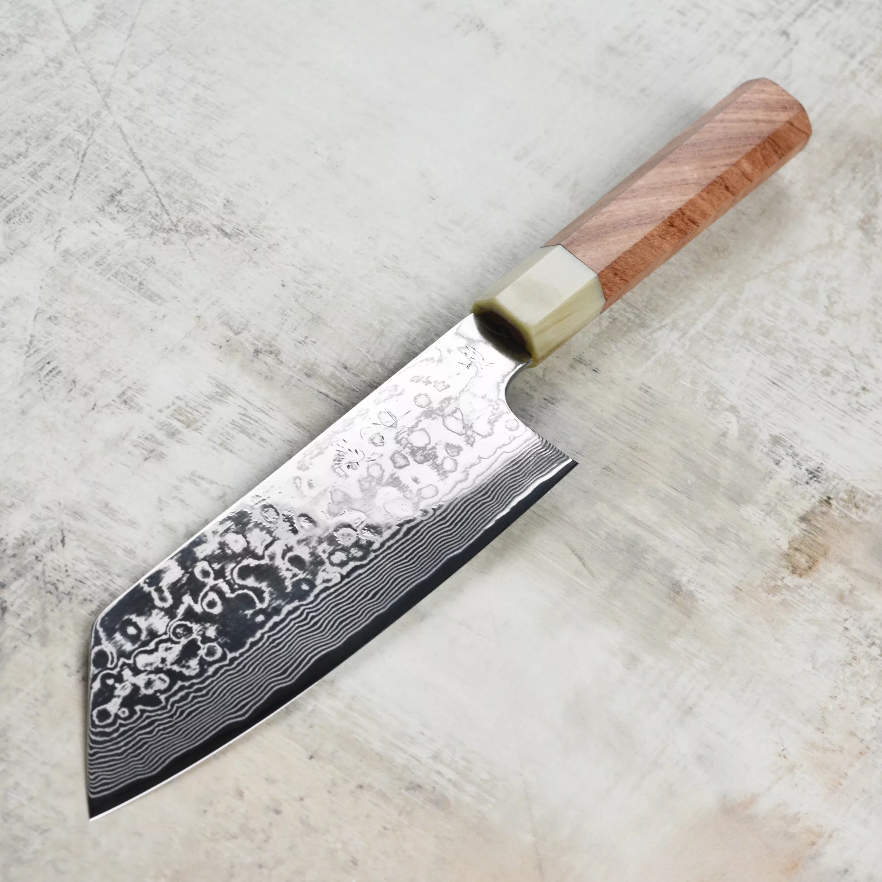 hatono-spg-strix-damascus-bunka-7 Hatono SPG STRIX Damascus Bunka - 7"