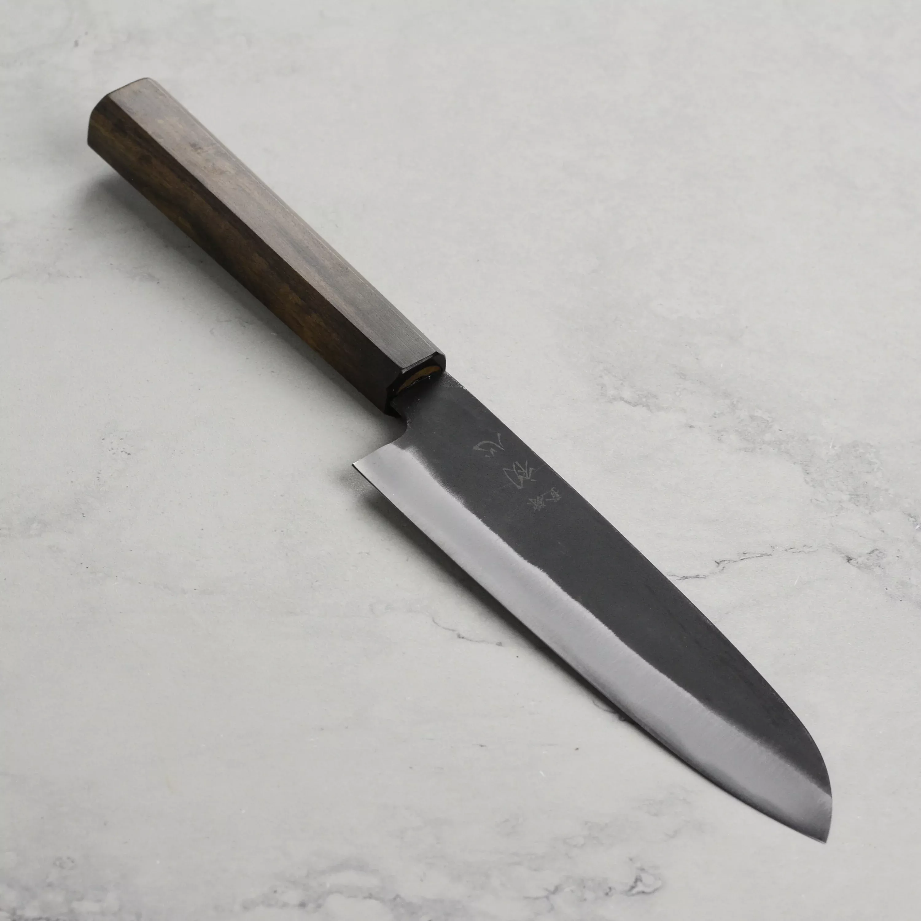 hatsukokoro-blue-2-carbon-steel-gyuto-japanese-santoku-knife-6-5 Hatsukokoro Blue #2 Carbon Steel Gyuto Japanese Santoku Knife - 6.5"