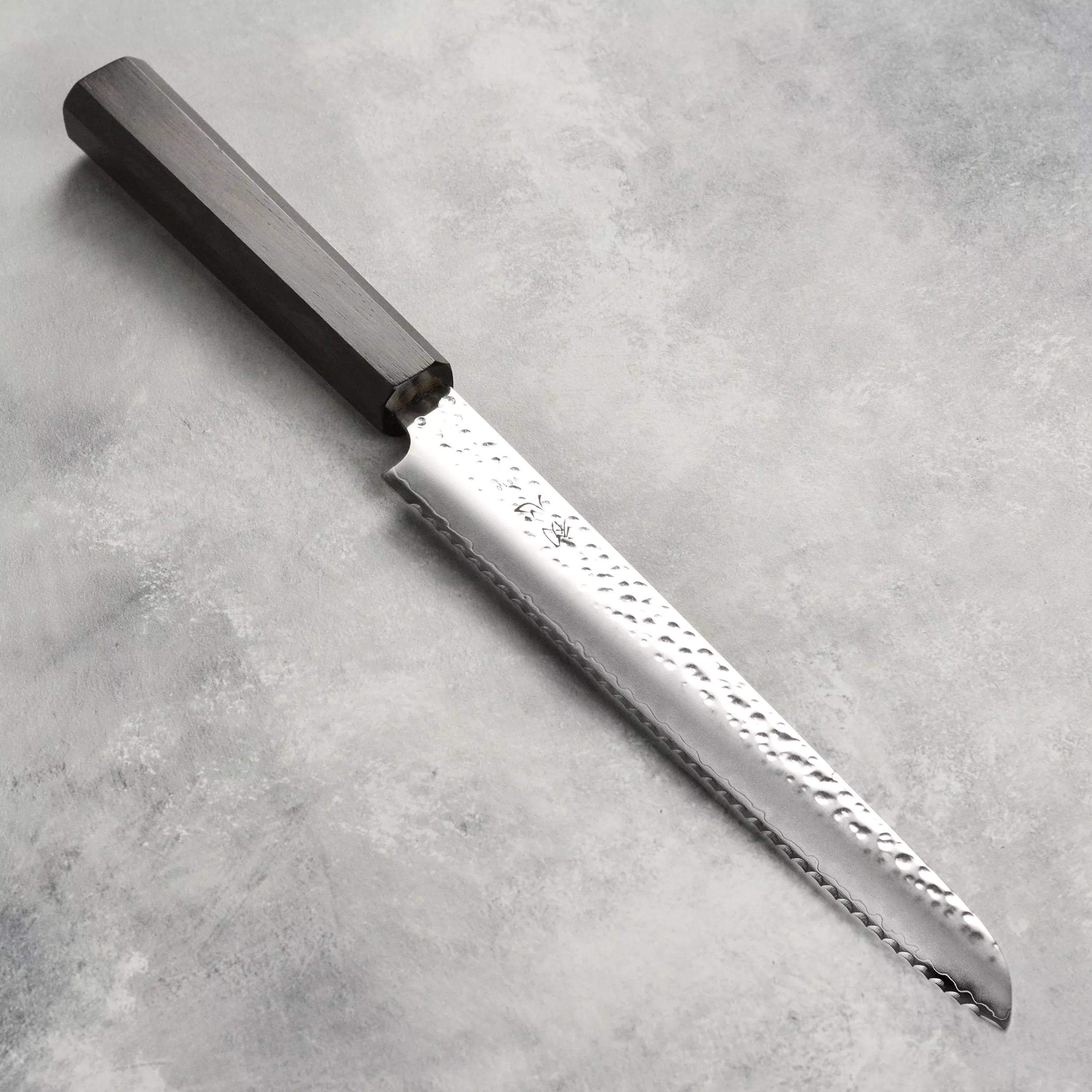 hatsukokoro-hayabusa-vg10-tsuchime-8-25-japanese-bread-knife Hatsukokoro Hayabusa VG10 Tsuchime 8.25" Japanese Bread Knife