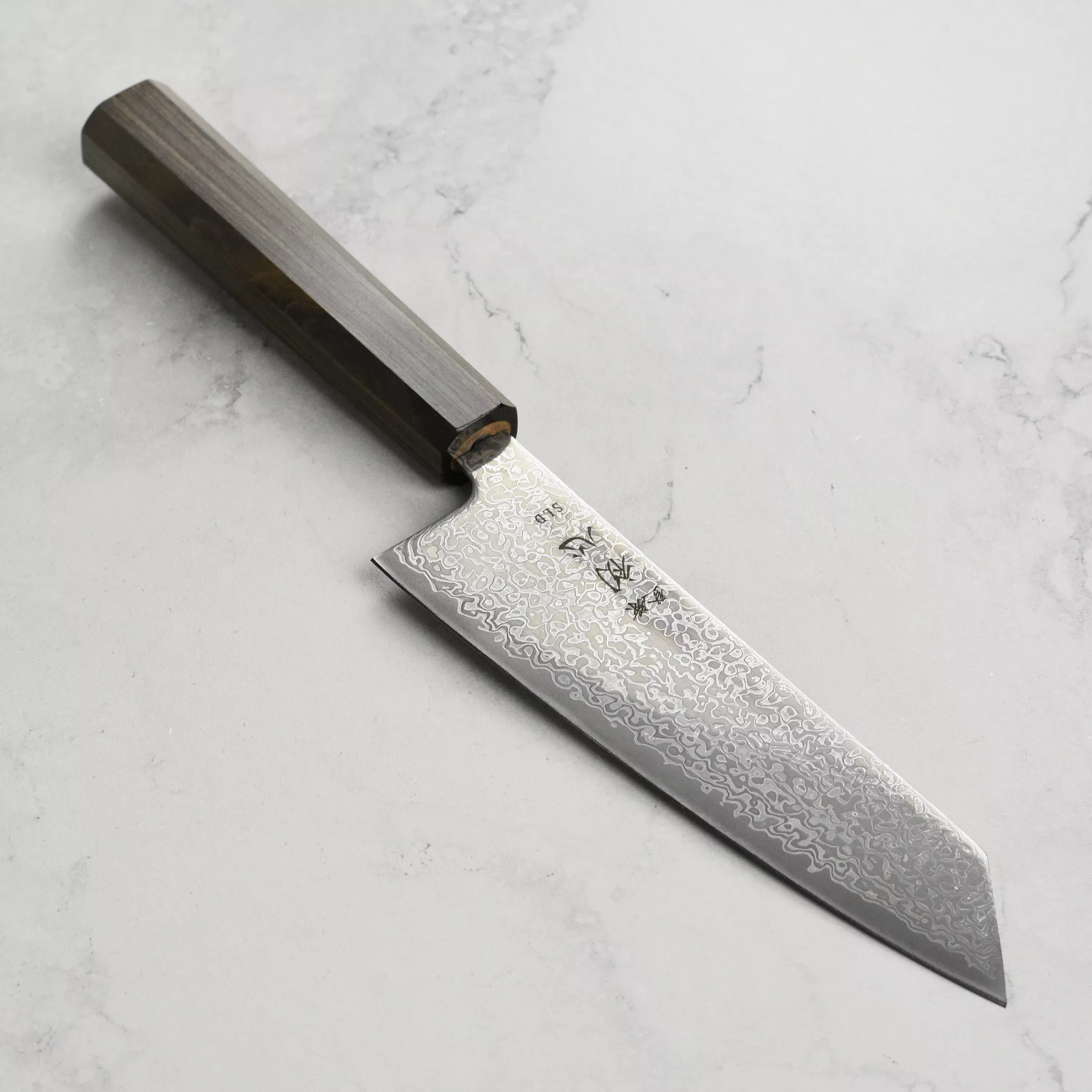 hatsukokoro-hikari-sld-kurozome-damascus-bunka-6-7 Hatsukokoro Hikari SLD Kurozome Damascus Bunka - 6.7"
