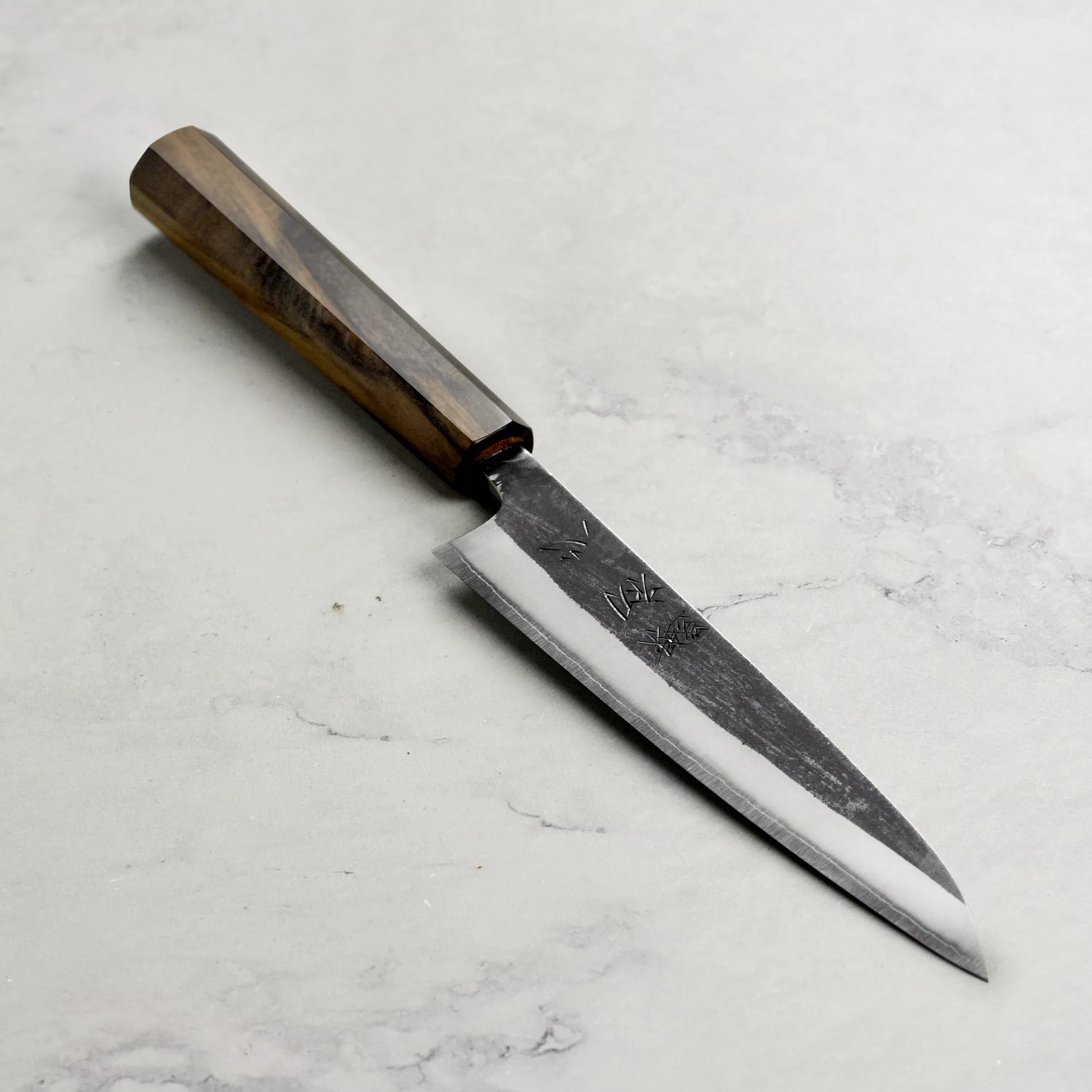 hatsukokoro-kurokaze-petty-5-9-white-2-carbon-steel-japanese-utility-knife Hatsukokoro Kurokaze Petty 5.9" White #2 Carbon Steel Japanese Utility Knife