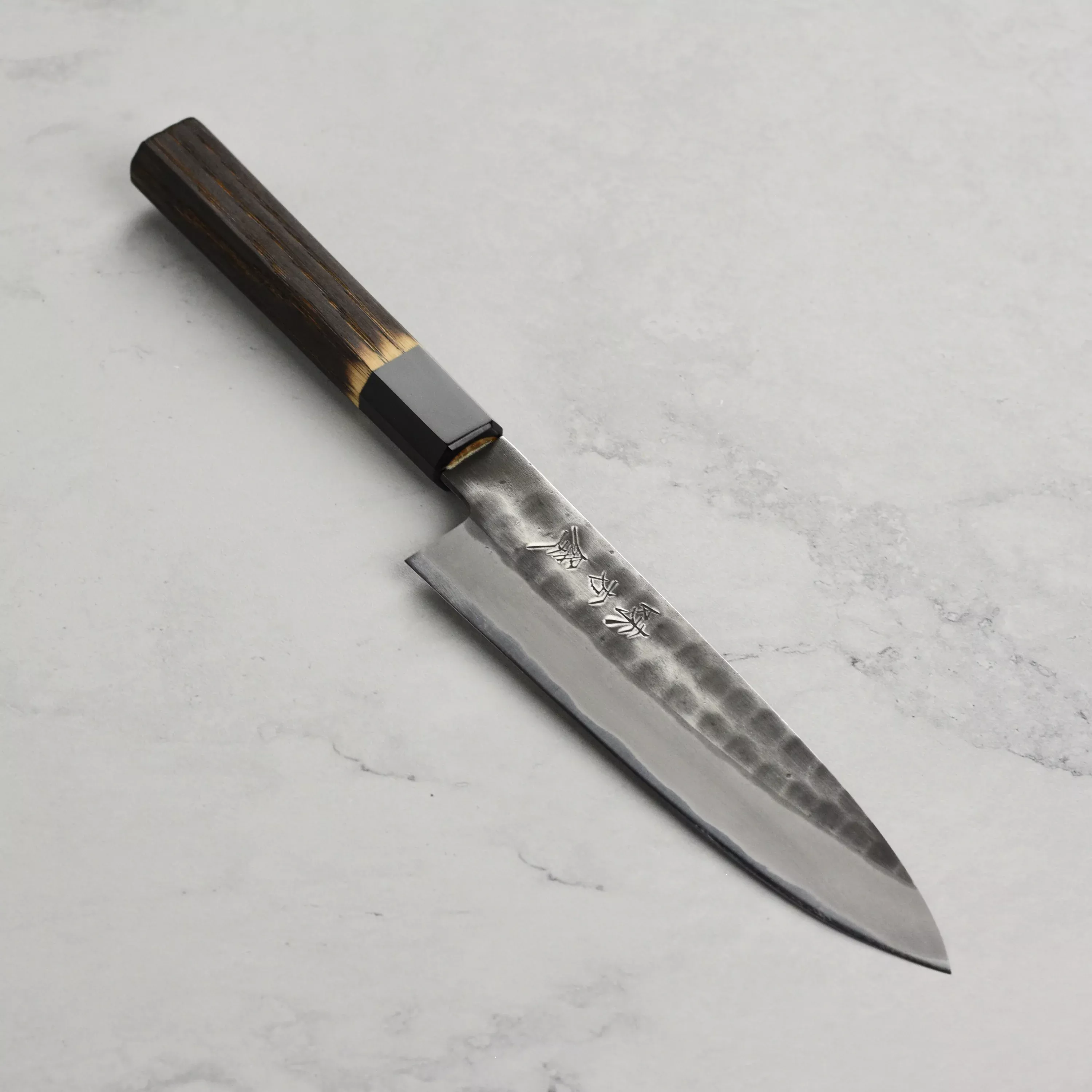 hinoura-shirogami-2-kurouchi-tsuchime-5-9-petty-japanese-utility-knife Hinoura Shirogami #2 Kurouchi Tsuchime 5.9" Petty Japanese Utility Knife