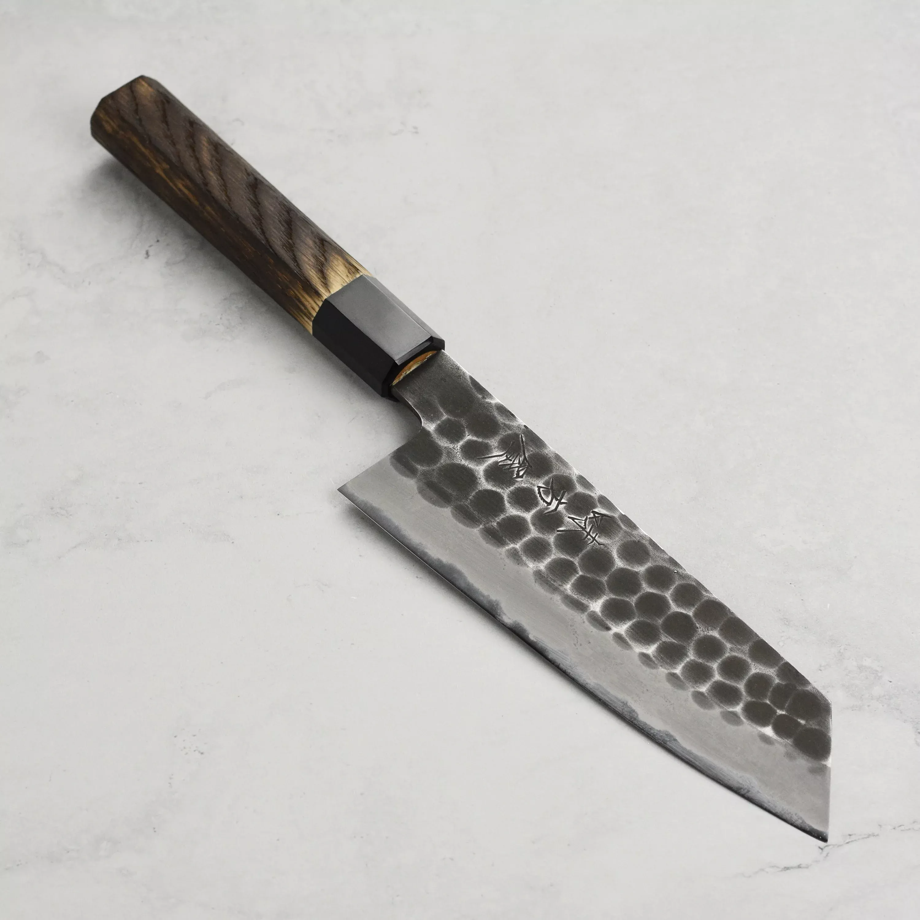 hinoura-shirogami-2-kurouchi-tsuchime-6-5-bunka Hinoura Shirogami #2 Kurouchi Tsuchime 6.5" Bunka