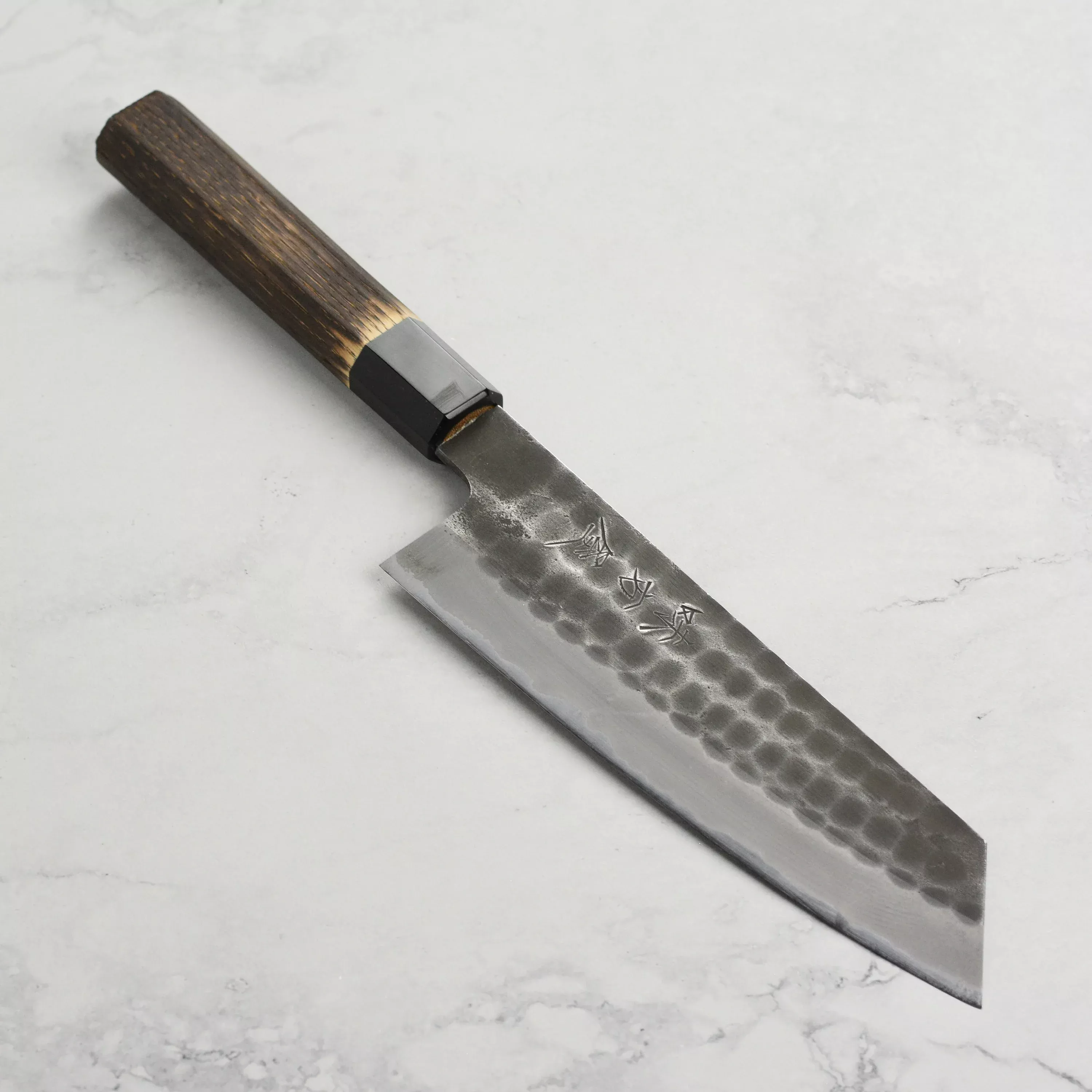 hinoura-shirogami-2-kurouchi-tsuchime-7-bunka Hinoura Shirogami #2 Kurouchi Tsuchime 7" Bunka