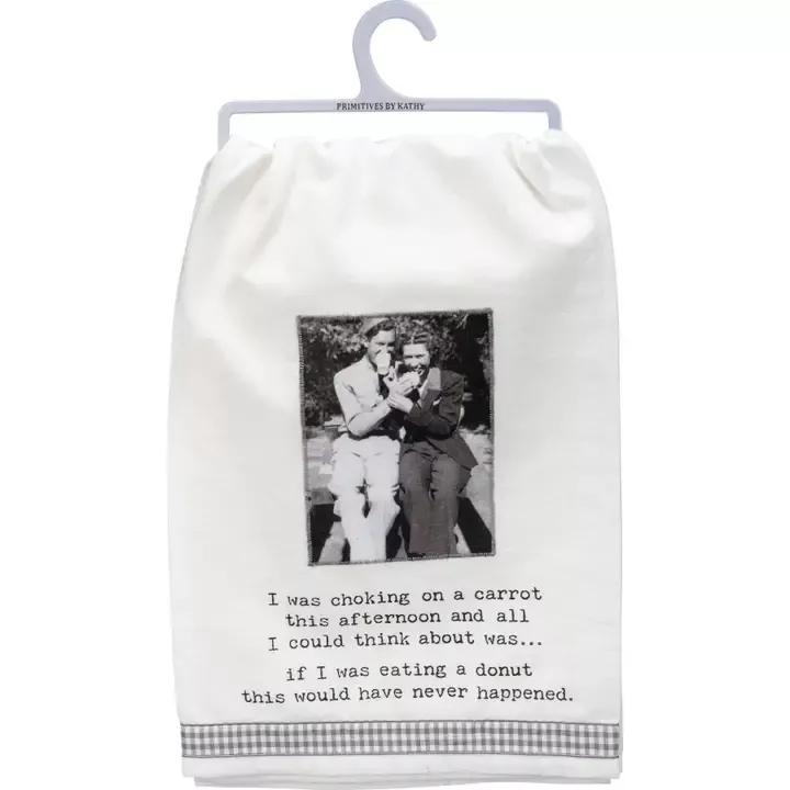 i-was-choking-on-carrot-kitchen-towel I Was Choking On A Carrot Kitchen Towel