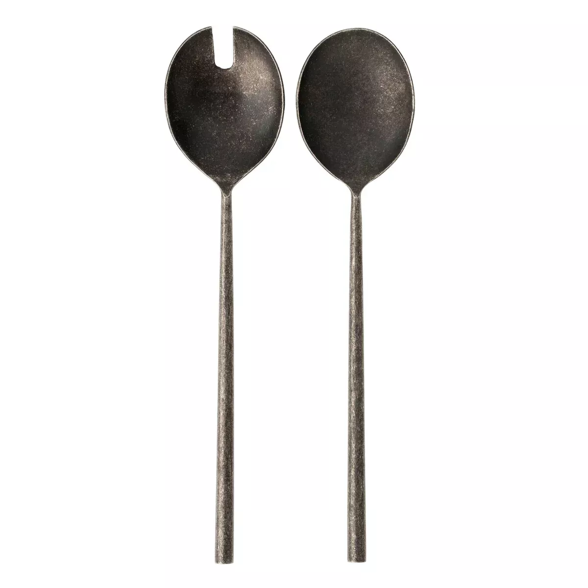 indaba-tides-salad-servers-set-2-tumbled-black Indaba Tides Salad Servers Set of 2 - Tumbled Black