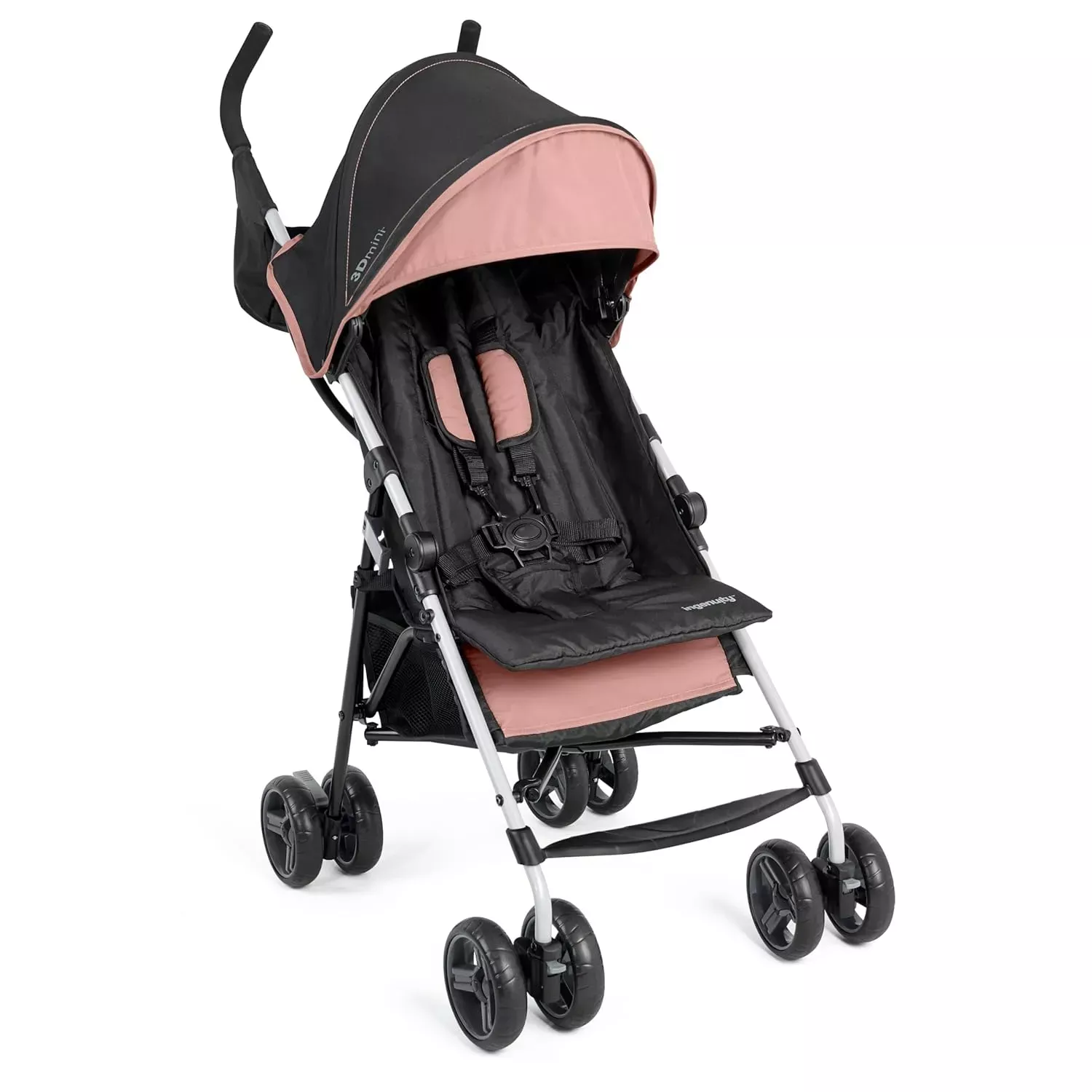 ingenuity-3d-mini-convenience-stroller-dusty-rose-pink-rebel Ingenuity 3D Mini Convenience Stroller – Dusty Rose Pink – REBEL