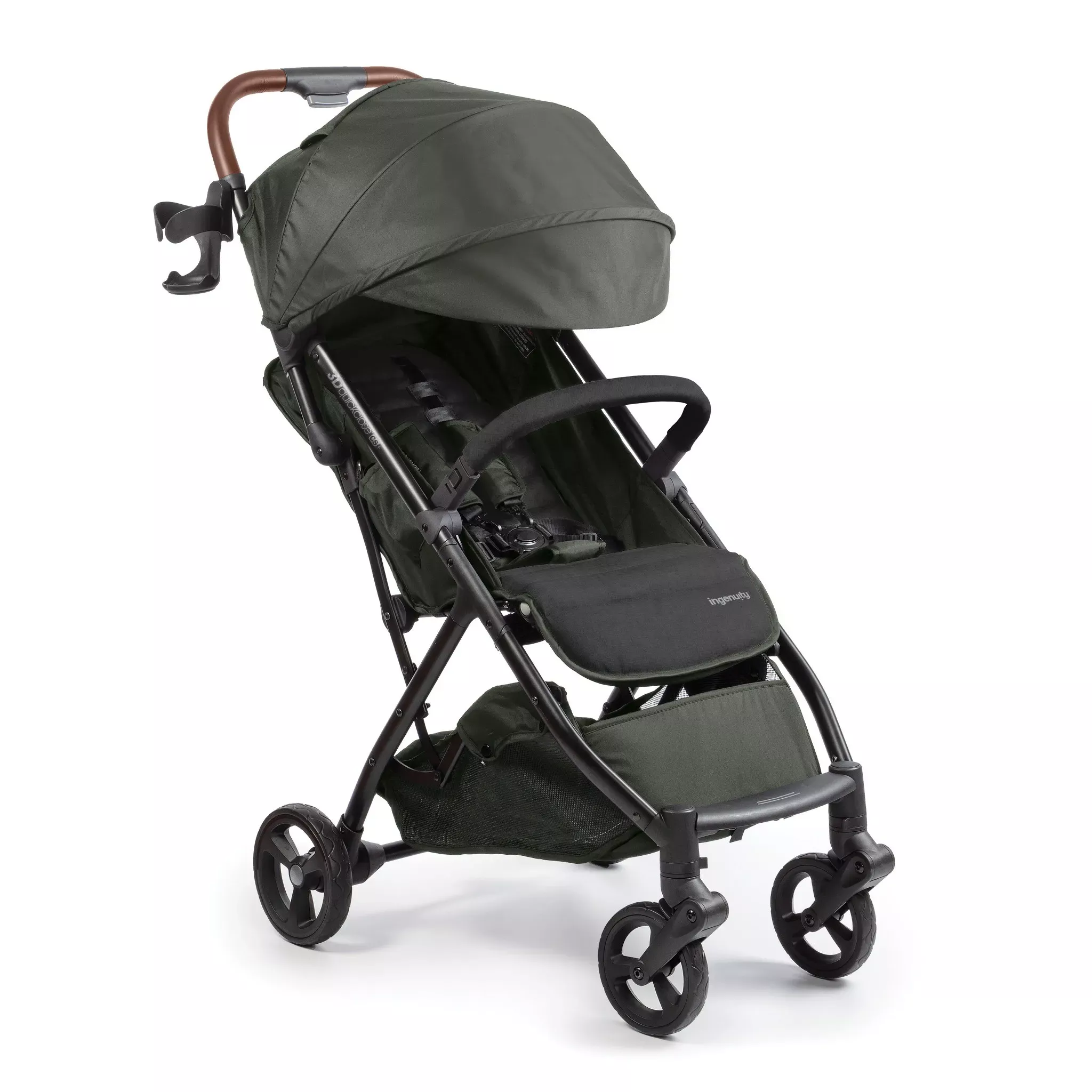 ingenuity-3dquickclose-cs-compact-fold-stroller-forest-green-rebel Ingenuity 3Dquickclose CS+ Compact Fold Stroller - Forest Green – REBEL