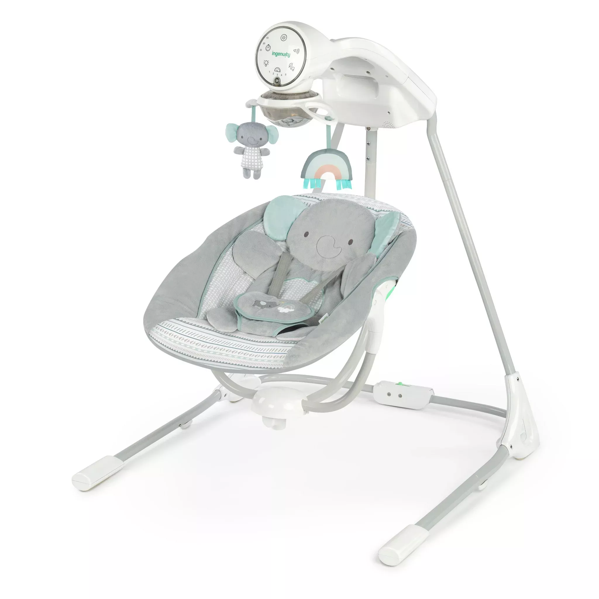 ingenuity-inlighten-soothing-swing-van-elephant-rebel Ingenuity InLighten Soothing Swing - Van the Elephant – REBEL