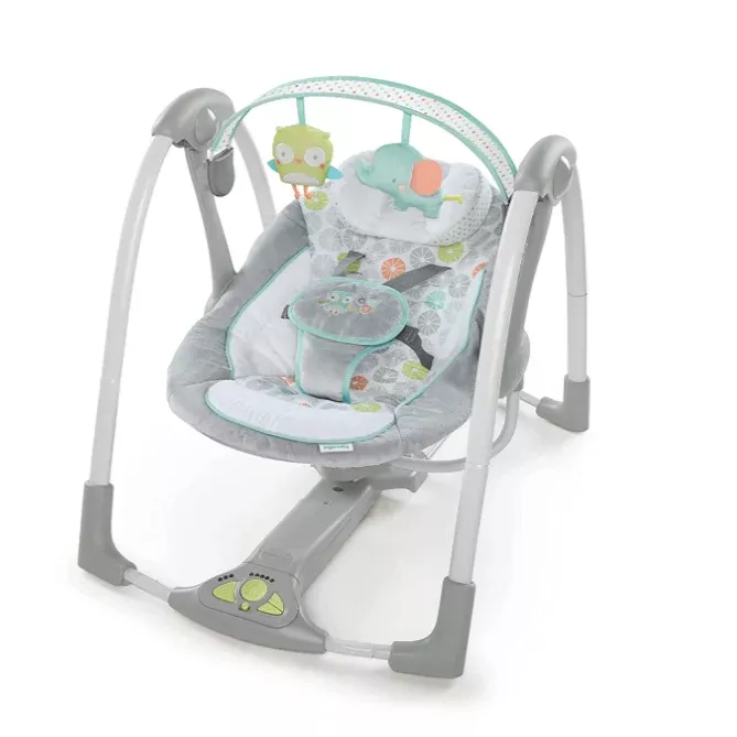 ingenuity-swing-n-go-portable-swing-hugs-hoots-rebel Ingenuity Swing 'N Go Portable Swing - Hugs & Hoots – REBEL