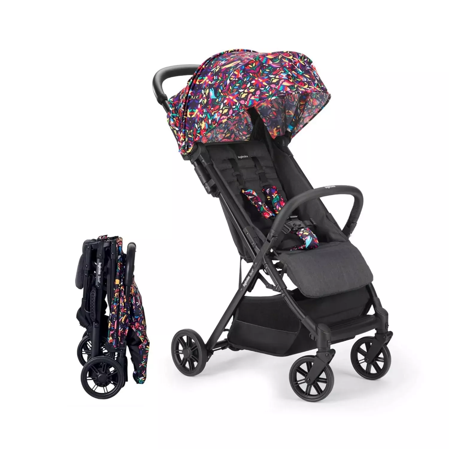 inglesina-quid-compact-lightweight-stroller-maya-black-rebel Inglesina Quid Compact Lightweight Stroller - Maya Black – REBEL