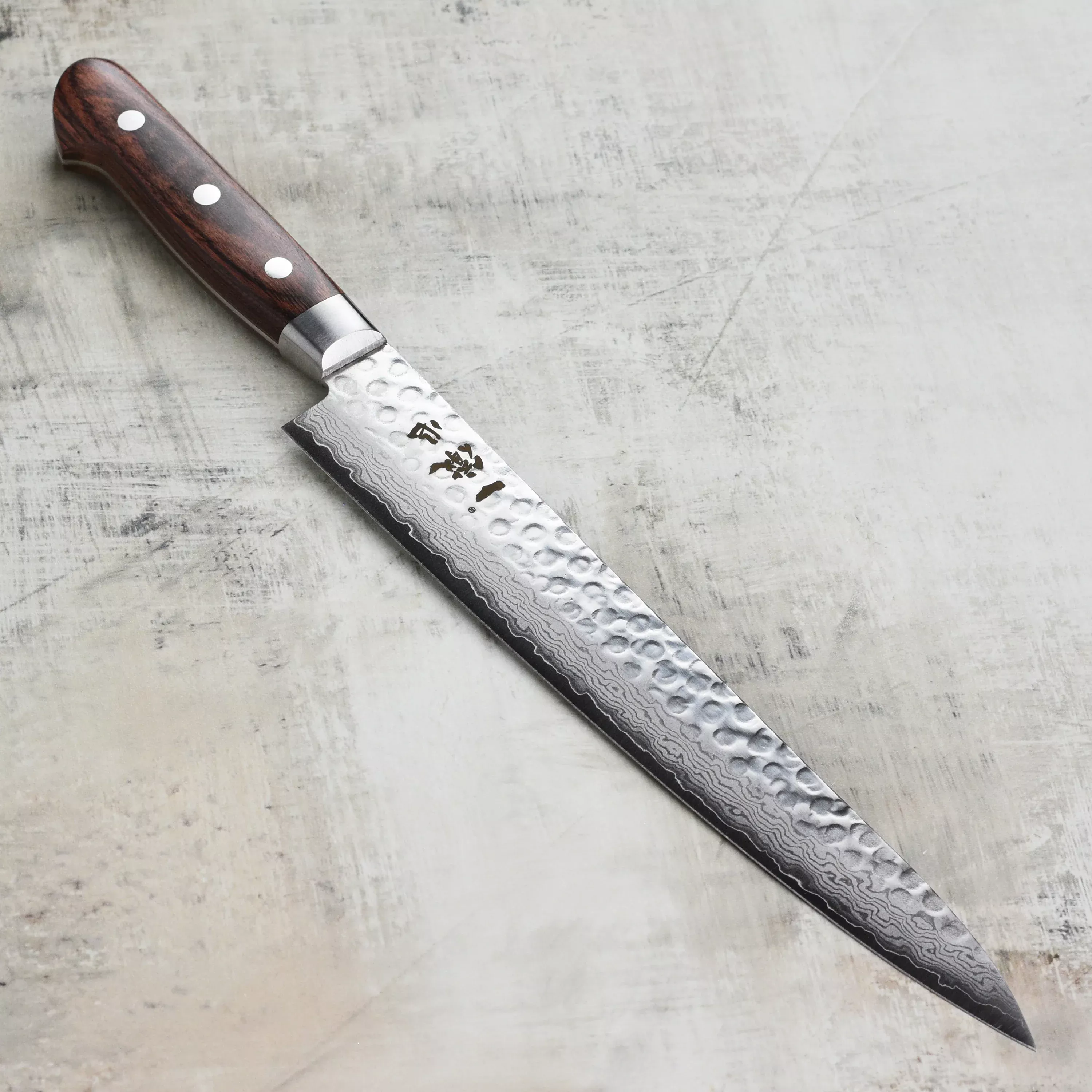ittetsu-vg10-hammered-damascus-9-4-sujihiki-japanese-knife Ittetsu VG10 Hammered Damascus 9.4" Sujihiki Japanese Knife