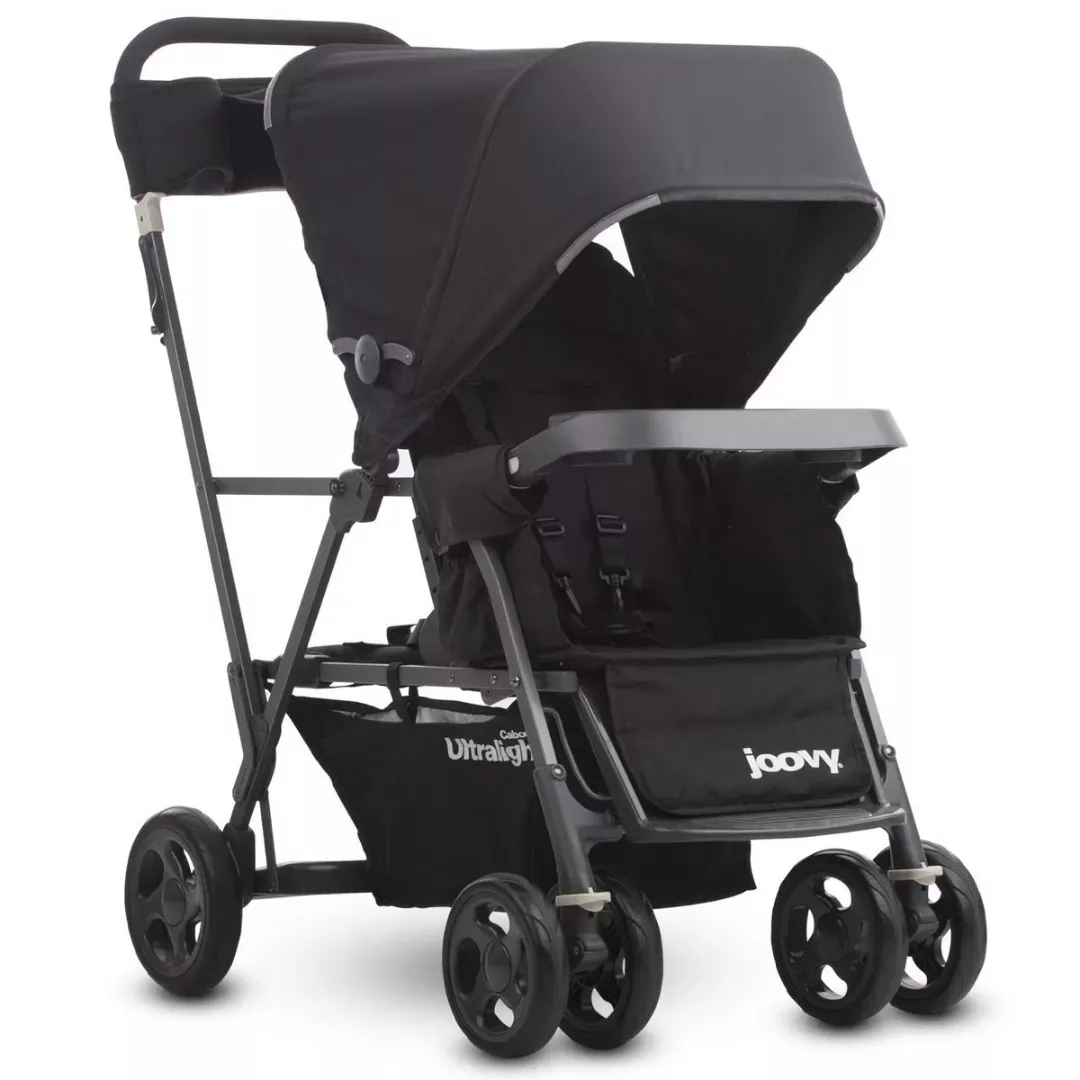 joovy-caboose-ultralight-sit-stand-double-stroller-black-rebel Joovy Caboose Ultralight Sit Stand Double Stroller - Black – REBEL