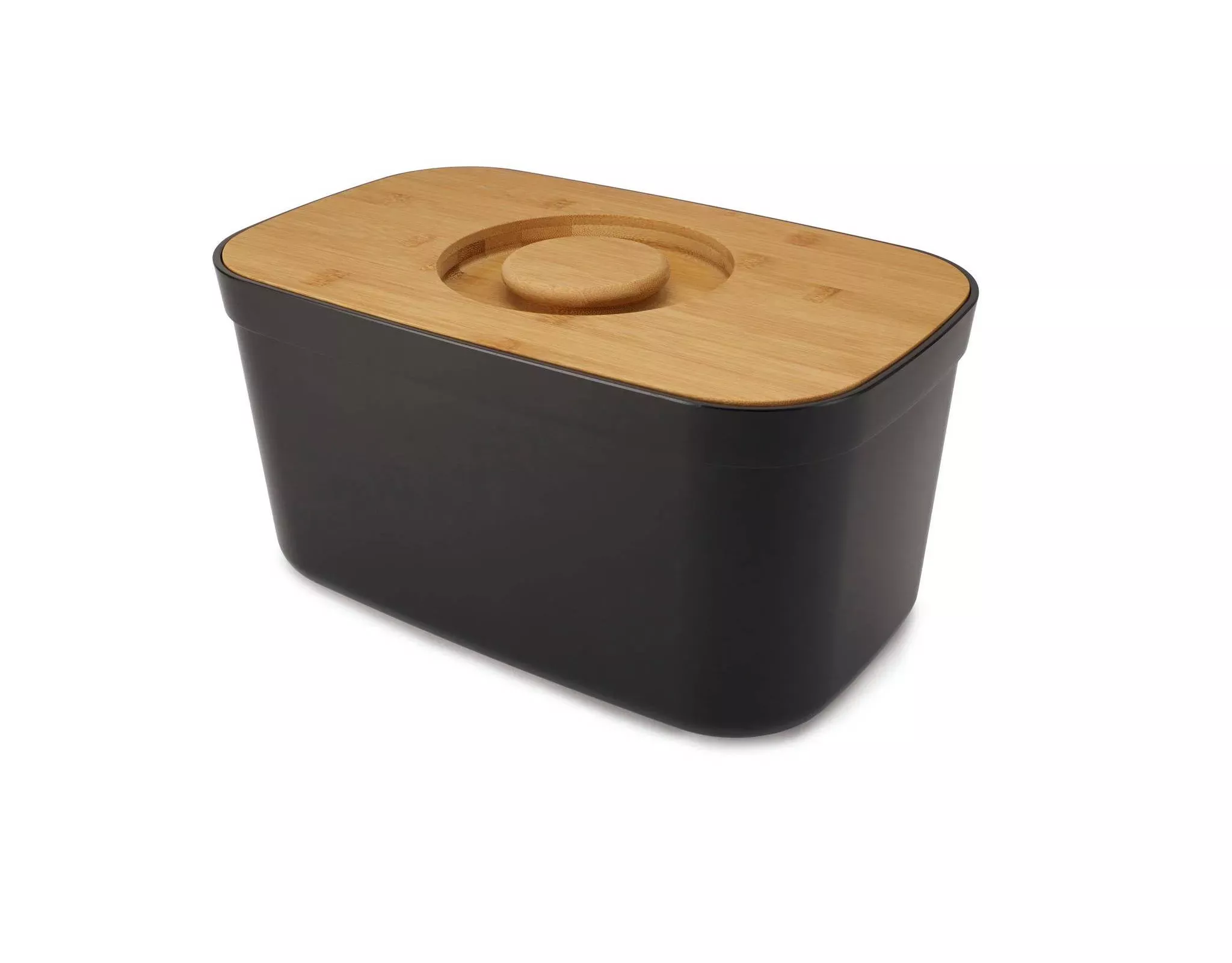 joseph-joseph-bread-bin-with-bamboo-cutting-board-lid-rebel Joseph Joseph Bread Bin with Bamboo Cutting Board Lid – REBEL