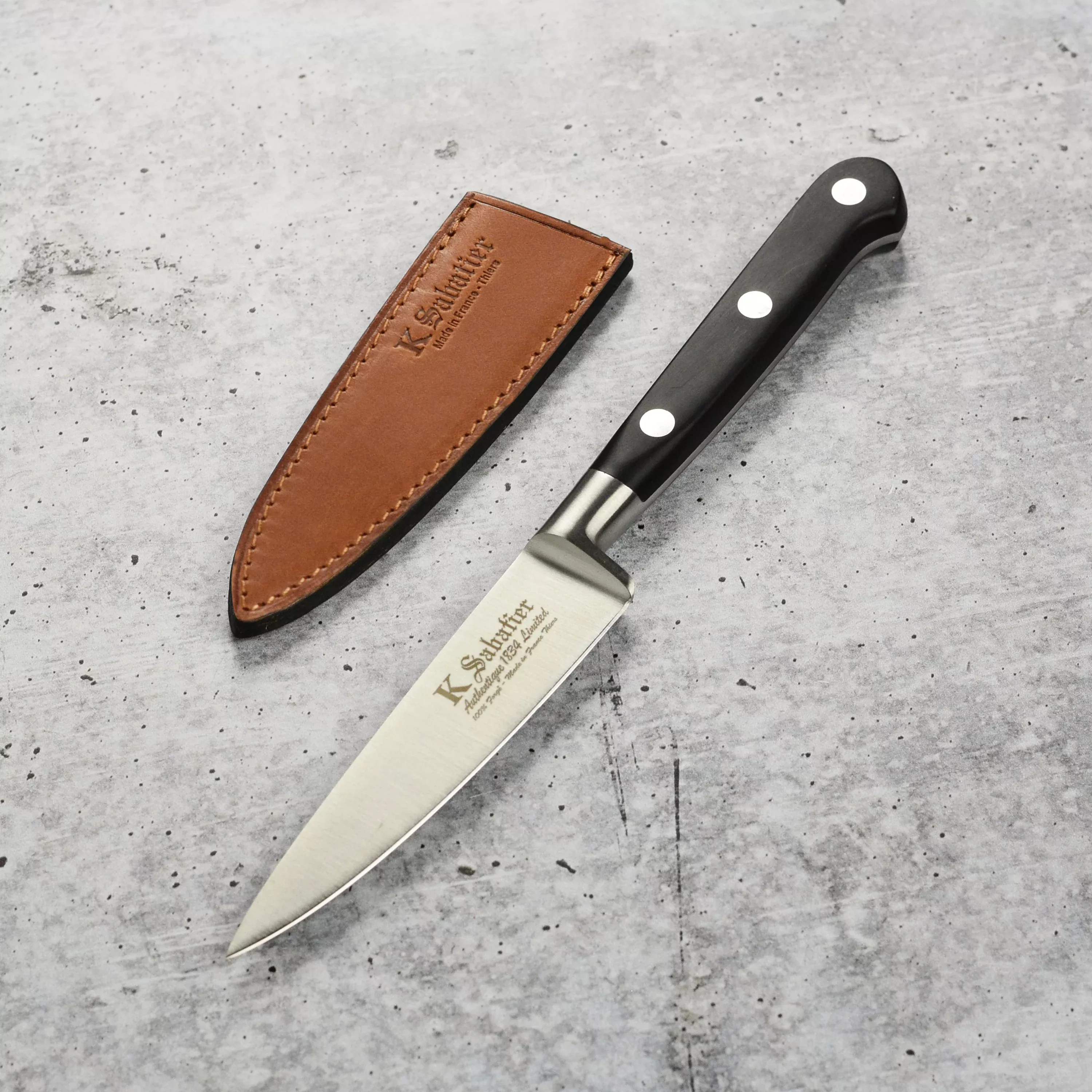 k-sabatier-authentique-1834-limited-paring-knife-4 K Sabatier Authentique 1834 Limited Paring Knife - 4"