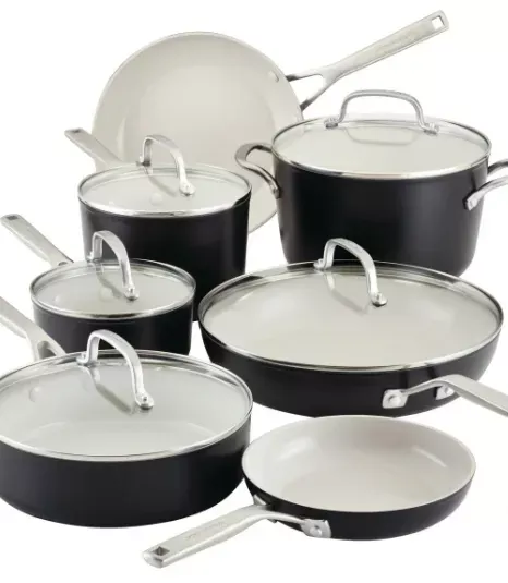 kitchenaid-12-piece-ceramic-cookware-set-black-rebel KitchenAid 12 Piece Ceramic Cookware set Black – REBEL