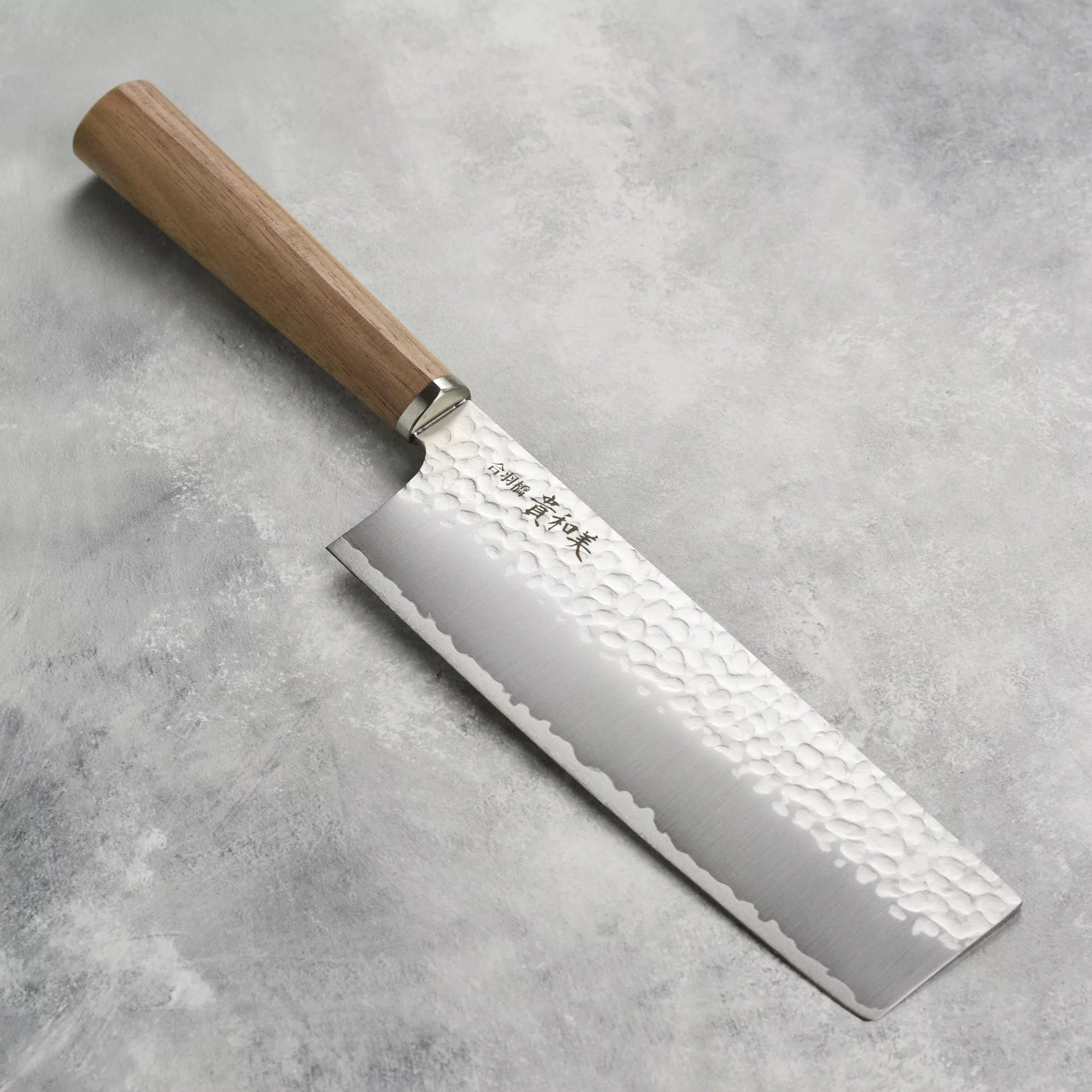 kiwami-vg10-hammered-7-tall-nakiri Kiwami VG10 Hammered 7" Tall Nakiri