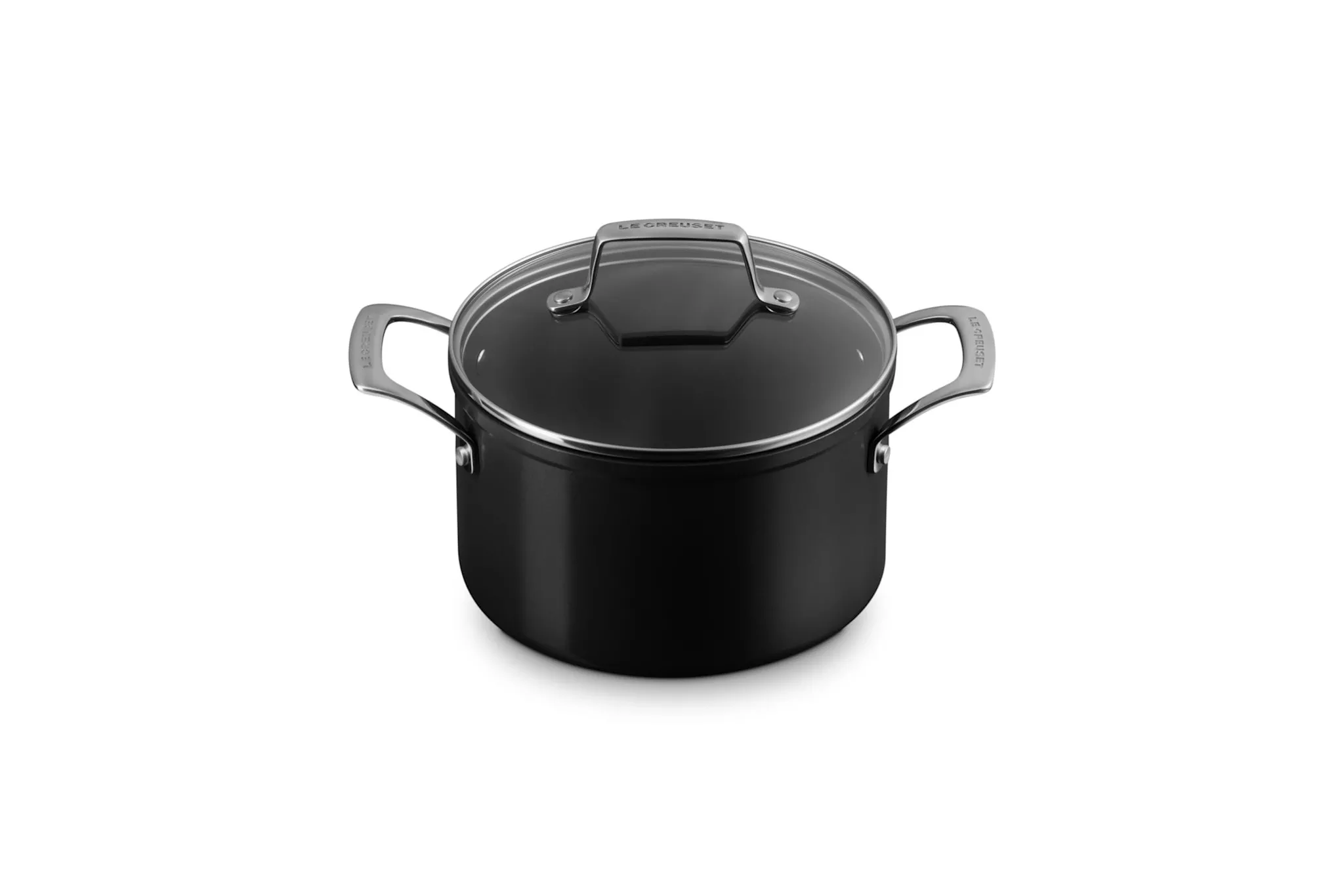 le-creuset-4-qt-essential-non-stick-ceramic-stockpot-with-glass-lid-4-qt Le Creuset 4 qt. Essential Non-stick Ceramic Stockpot with Glass Lid 4 qt.