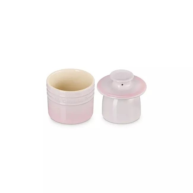 Le Creuset Butter Crock, Shell Pink 6 oz.