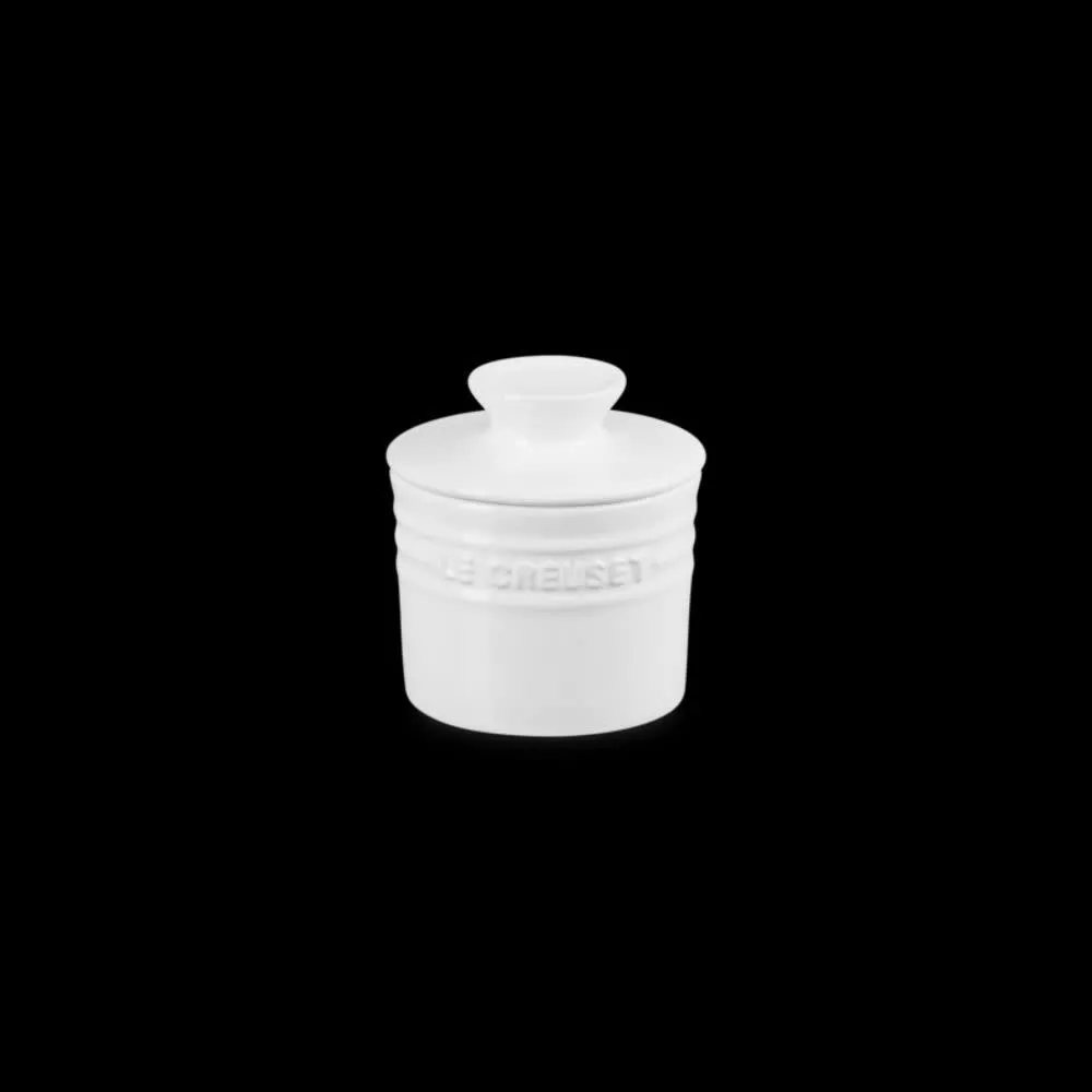 Le Creuset Butter Crock - White 6 oz.