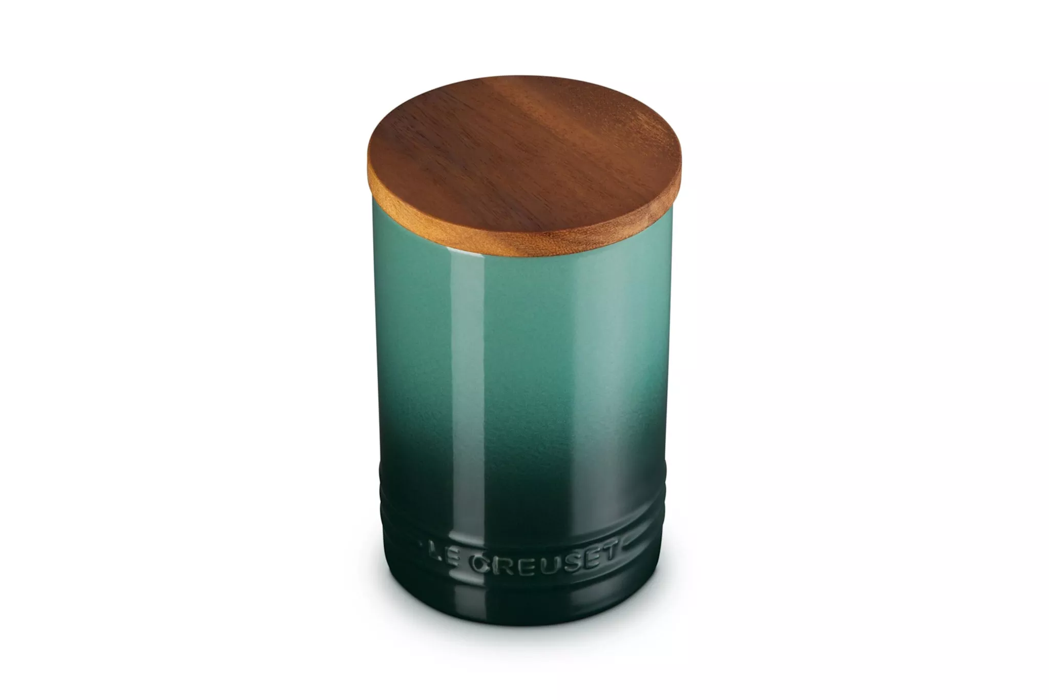 Le Creuset Canister with Wood Lid - Artichaut 26 oz.
